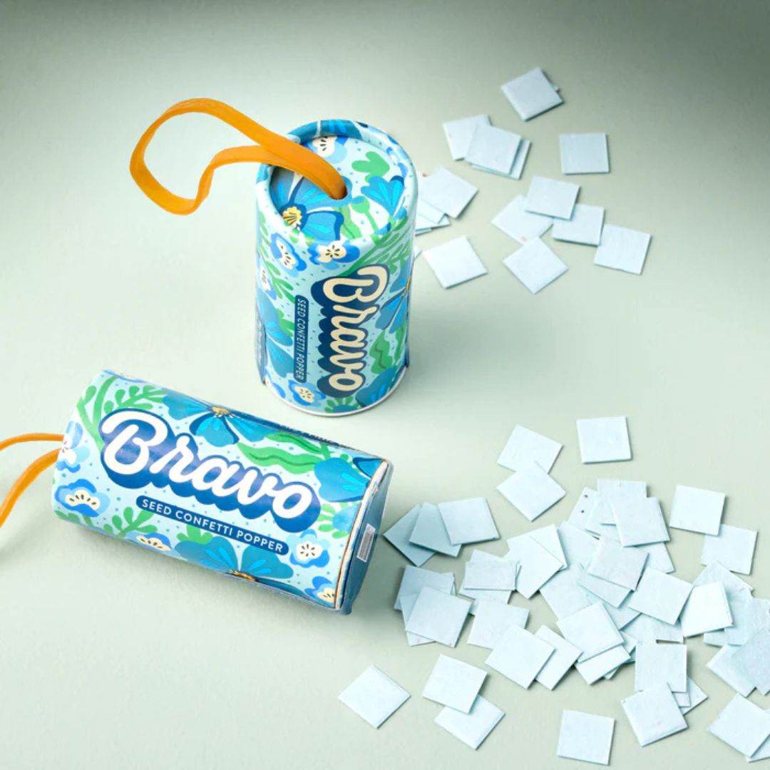 Flower Seed Confetti – Bravo Blue – Modern Sprouts